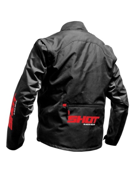 CHAQUETA DE ENDURO SHOT CONTACT ASSAULT - BLACK / RED