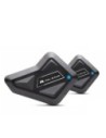 Intercomunicador para moto Midland Twin, puede conectar hasta tres aparatos.