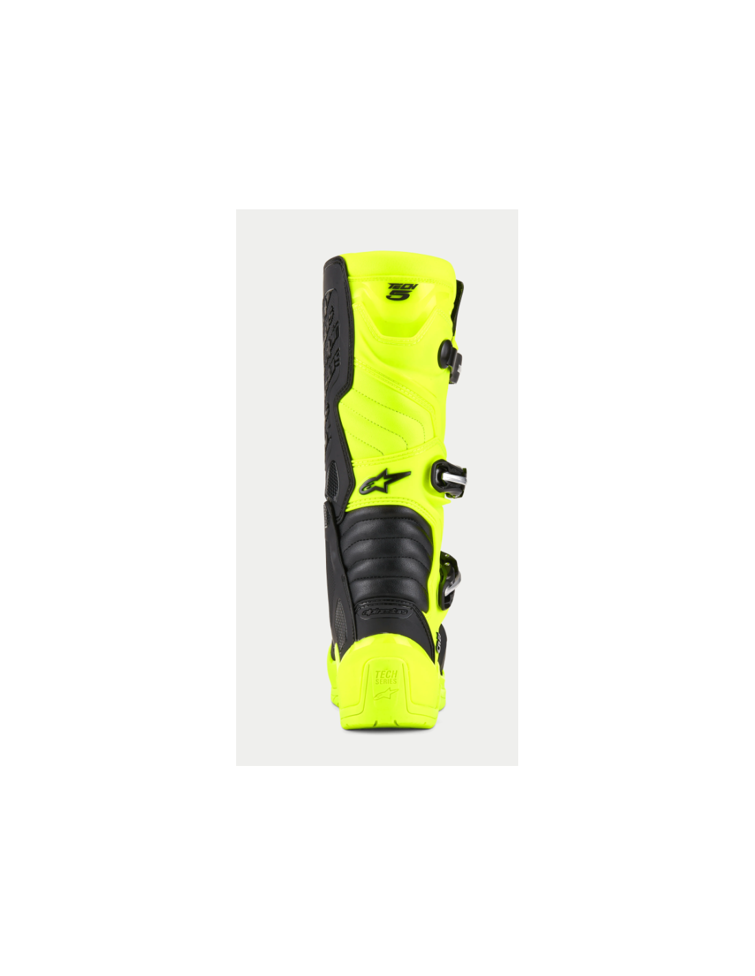 BOTA ALPINESTARS TECH-5 NEGRA  AMARILLO FLUOR NEGRO