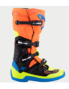 BOTA ALPINESTARS TECH-5 NEGRA NARANJA FLUOR AZUL