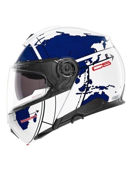 CASCO SCHUBERTH C5 GLOBE AZUL BRILLO