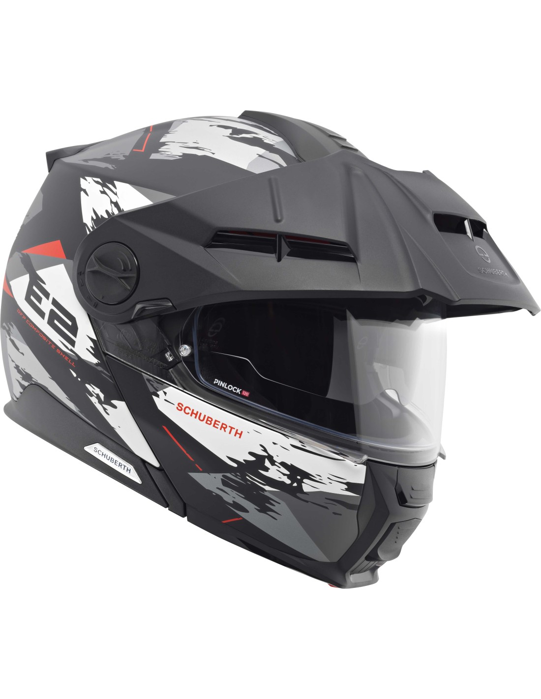 CASCO SCHUBERTH E2 TRAIL GRIS MATE