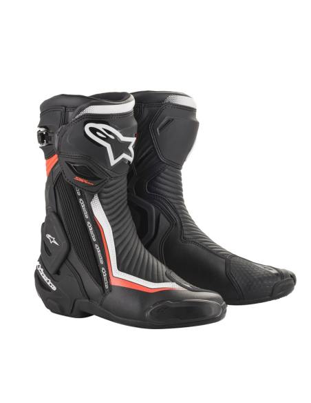 BOTA ALPINESTARS SMX PLUS V2 BLACK WHITE RED