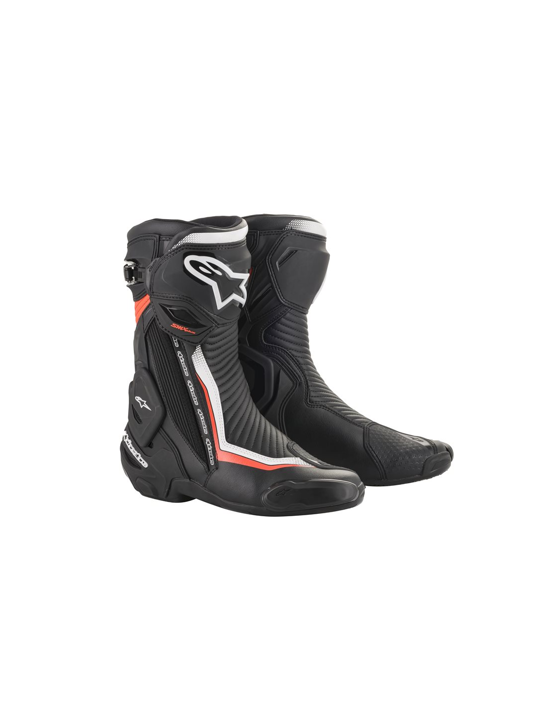 BOTA ALPINESTARS SMX PLUS V2 BLACK WHITE RED