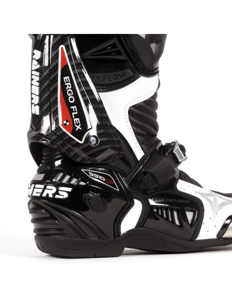 BOTA RAINERS 999 GP CARBONO NEGRO BLANCO