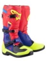 BOTA ALPINESTARS TECH-3 AZUL BLANCO ROJO FLUOR