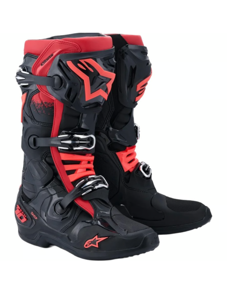 BOTA ALPINESTARS TECH-10 NEGRA ROJO
