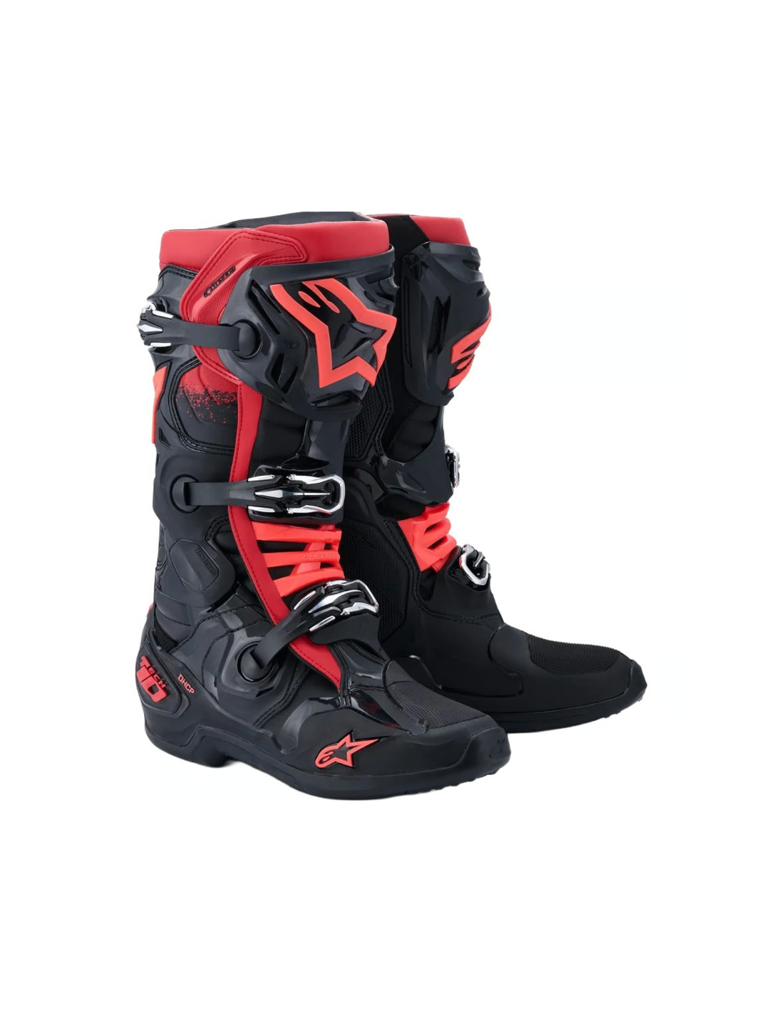 BOTA ALPINESTARS TECH-10 NEGRA ROJO