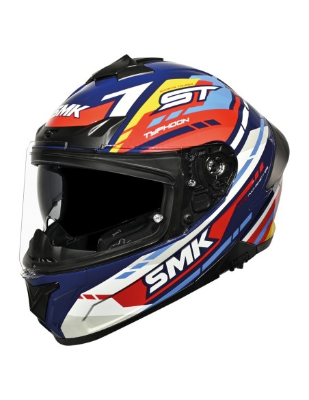 CASCO SMK TYPHOON SPORTS TOURER  DECORADO BRILLO