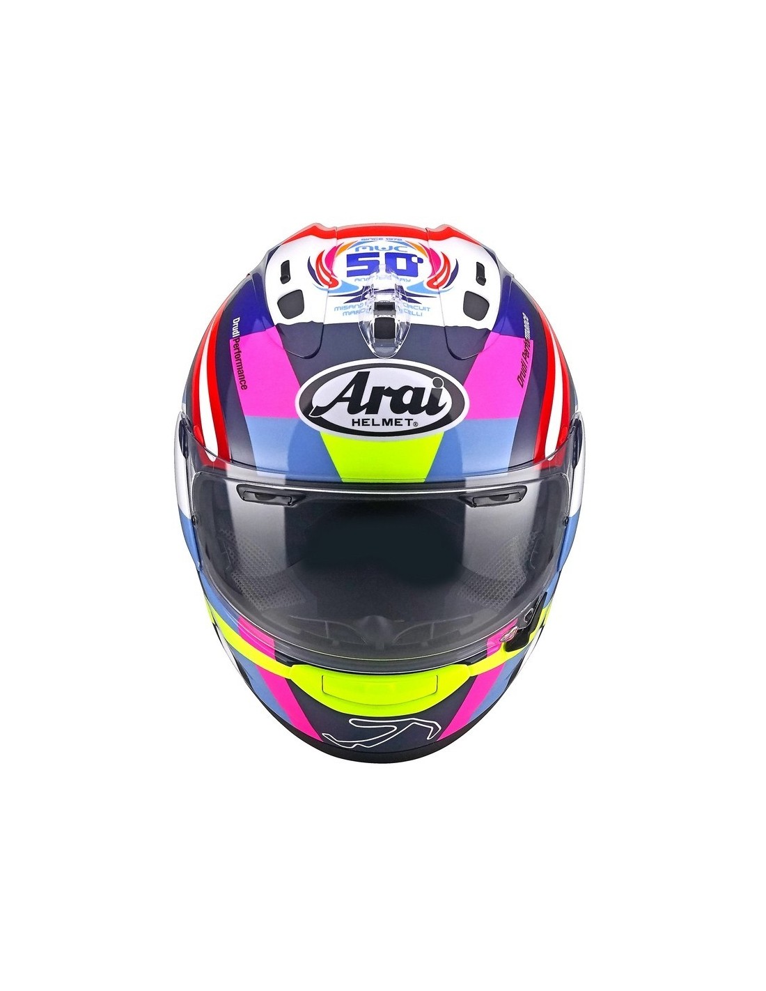 Casco ARAI RX-7V EVO MISANO - Multicolor