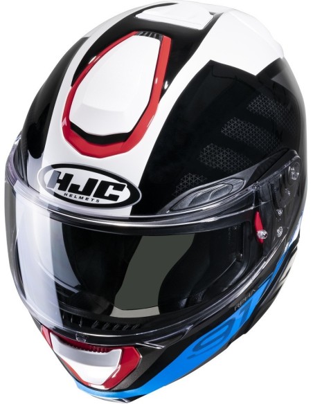 MOTOEQUIPACION | CASCO RPHA 91 RAFINO NEGRO AZUL BLANCO