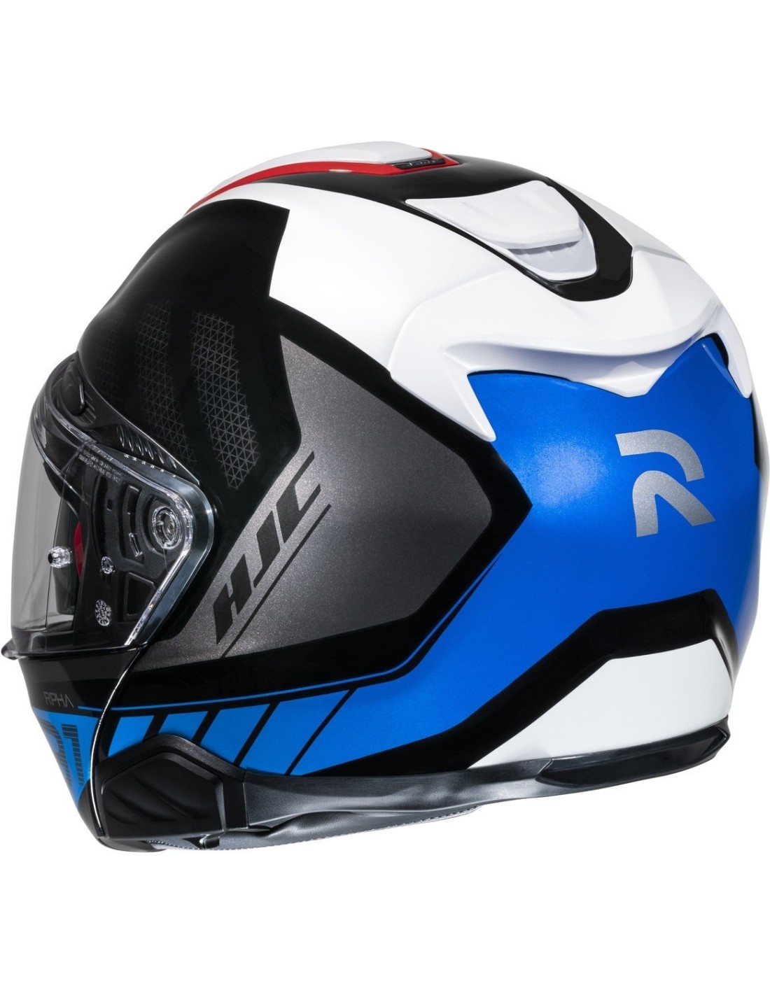 MOTOEQUIPACION | CASCO RPHA 91 RAFINO NEGRO AZUL BLANCO