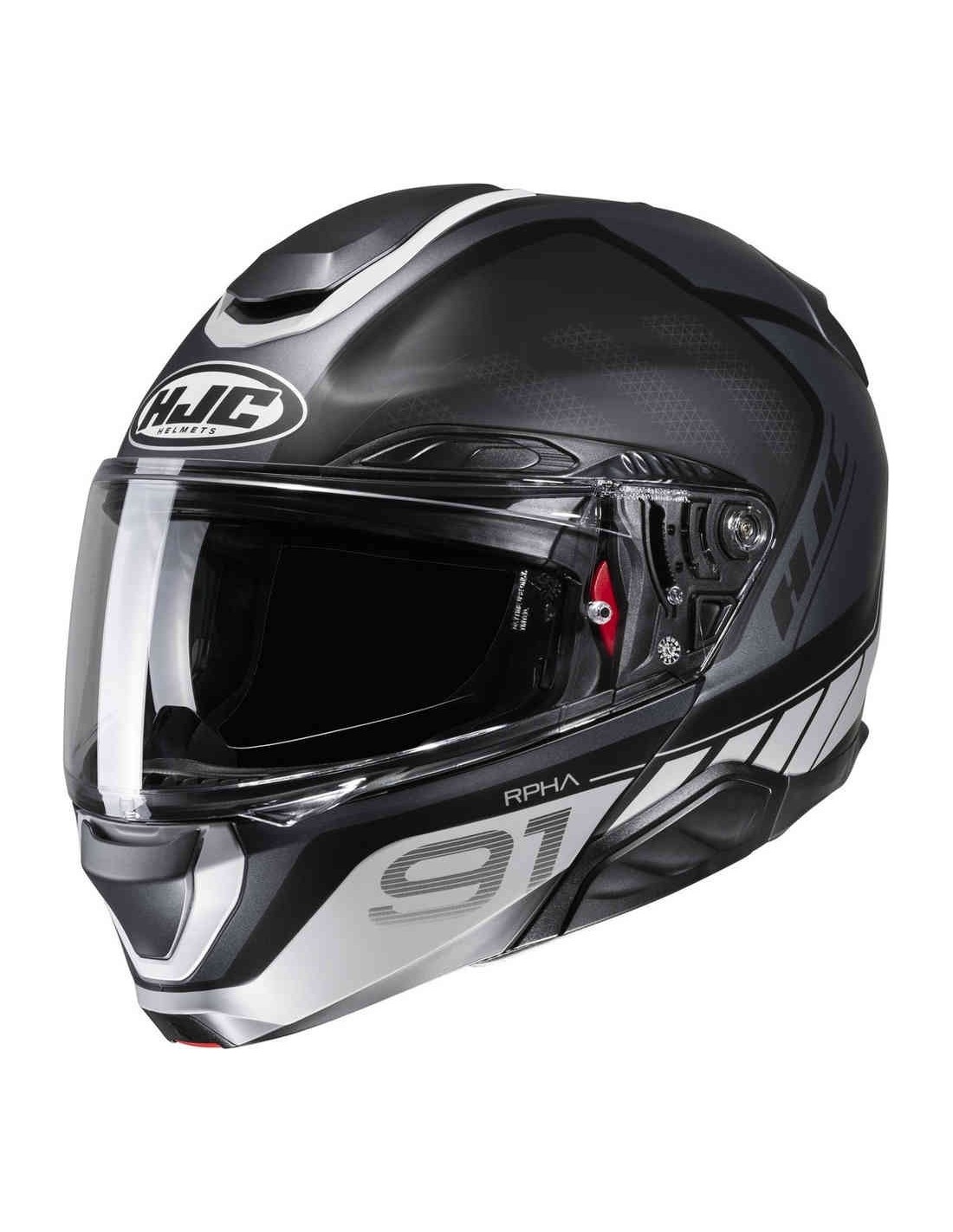 MOTOEQUIPACION | CASCO RPHA 91 RAFINO MC5SF NEGRO/GRIS