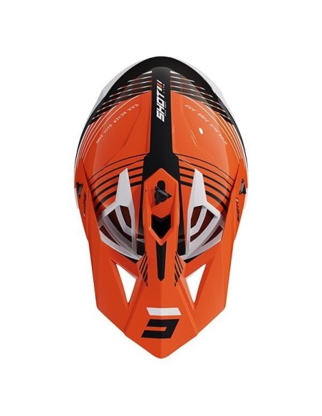 CASCO SHOT LITE FURI NARANJA FLUOR