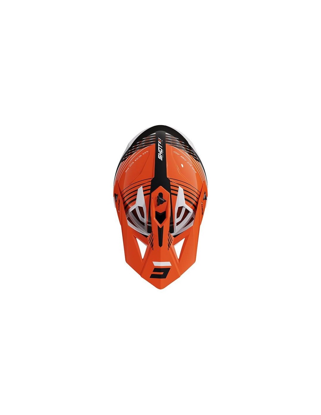 CASCO SHOT LITE FURI NARANJA FLUOR