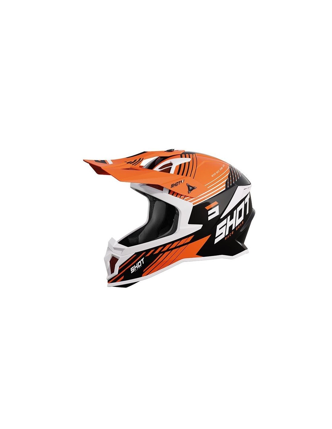 CASCO SHOT LITE FURI NARANJA FLUOR