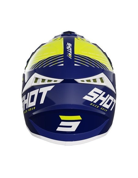 CASCO SHOT LITE FURI AZUL AMARILLO