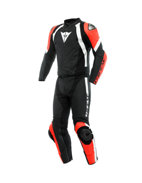 MONO DAINESE AVRO 4 NEGRO BLANCO ROJO FLUOR