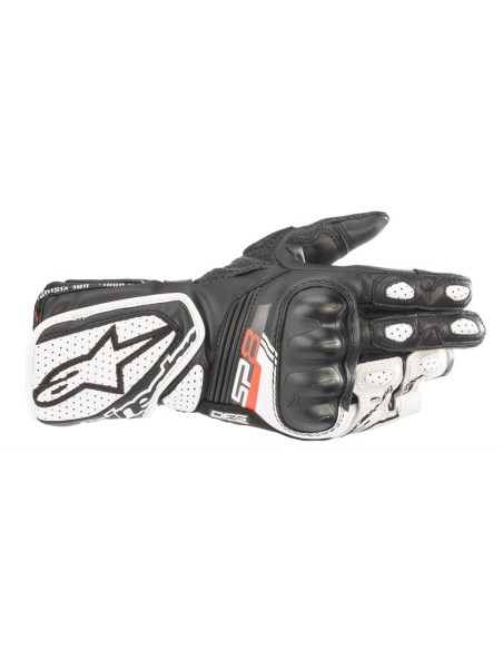 GUANTES ALPINESTARS SP8 V3 LADY  NEGRO BLANCO