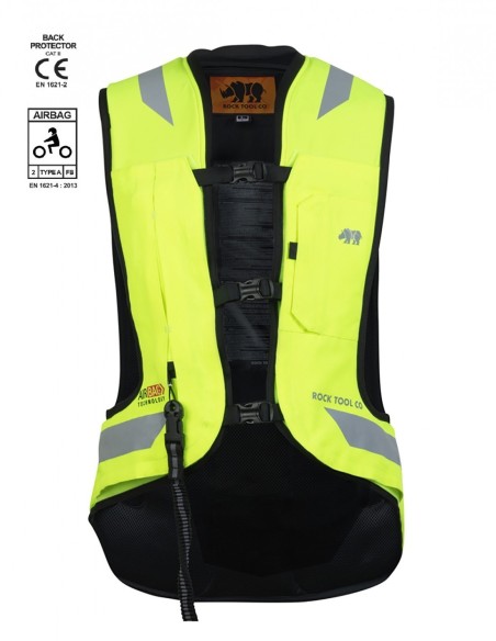 CHALECO AIRBAG TOURING PRO ROCK TOOL CO FLUOR