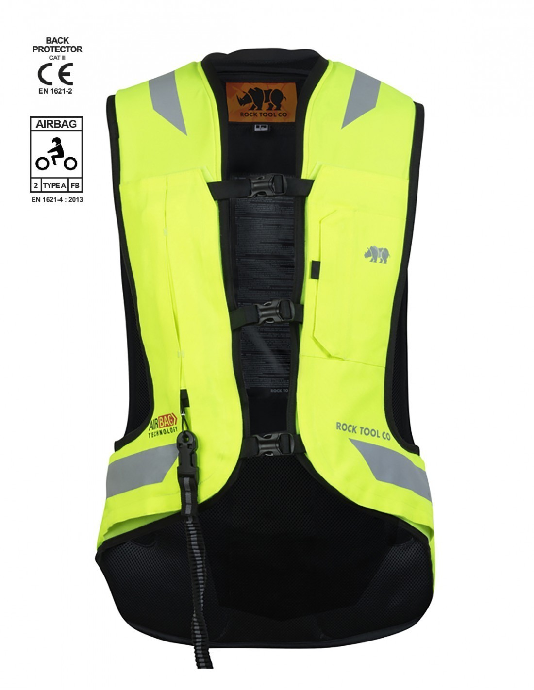 CHALECO AIRBAG TOURING PRO ROCK TOOL CO FLUOR