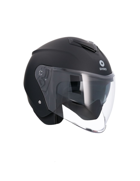 CASCO SHIRO IBIZA SV NEGRO MATE