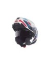 CASCO SCHUBERTH C5 OMEGA BLANCO ROJO AZUL BRILLO