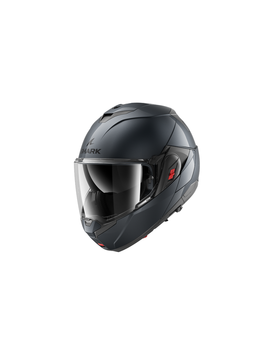 CASCO SHARK OXO BLANK Mat Black Mat