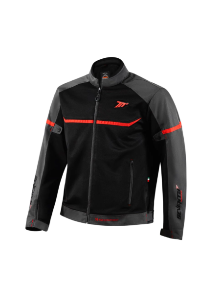 CAZADORA SEVENTY SD-JR30.1 MOJAVE NEGRO ROJO