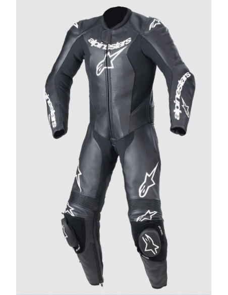 MONO NIÑO ALPINESTARS GP PLUS V2 1 PIEZA NEGRO BLANCO