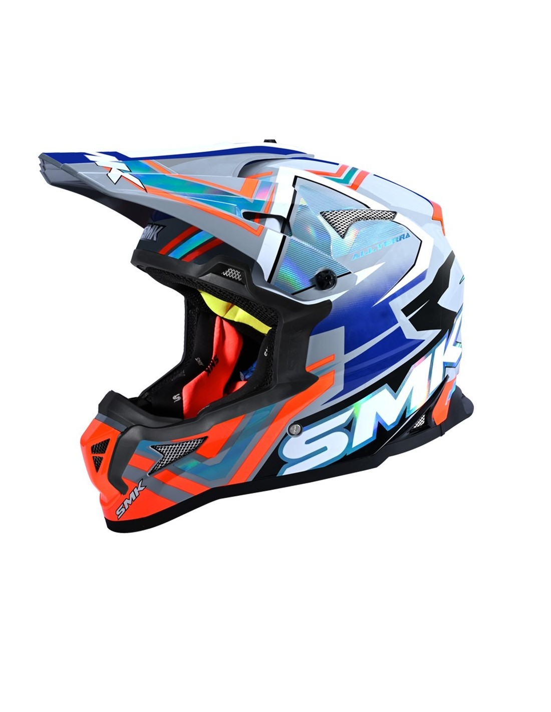 CASCO SMK ALLTERRA X-ACES DECORADO BRILLO