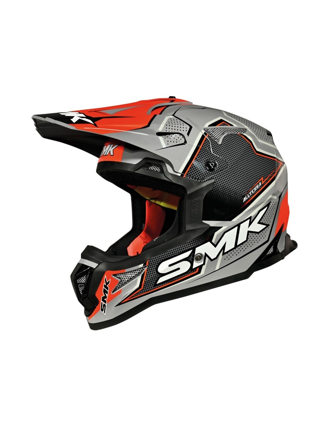 CASCO SMK ALLTERRA MAVERIX DECORADO BRILLO
