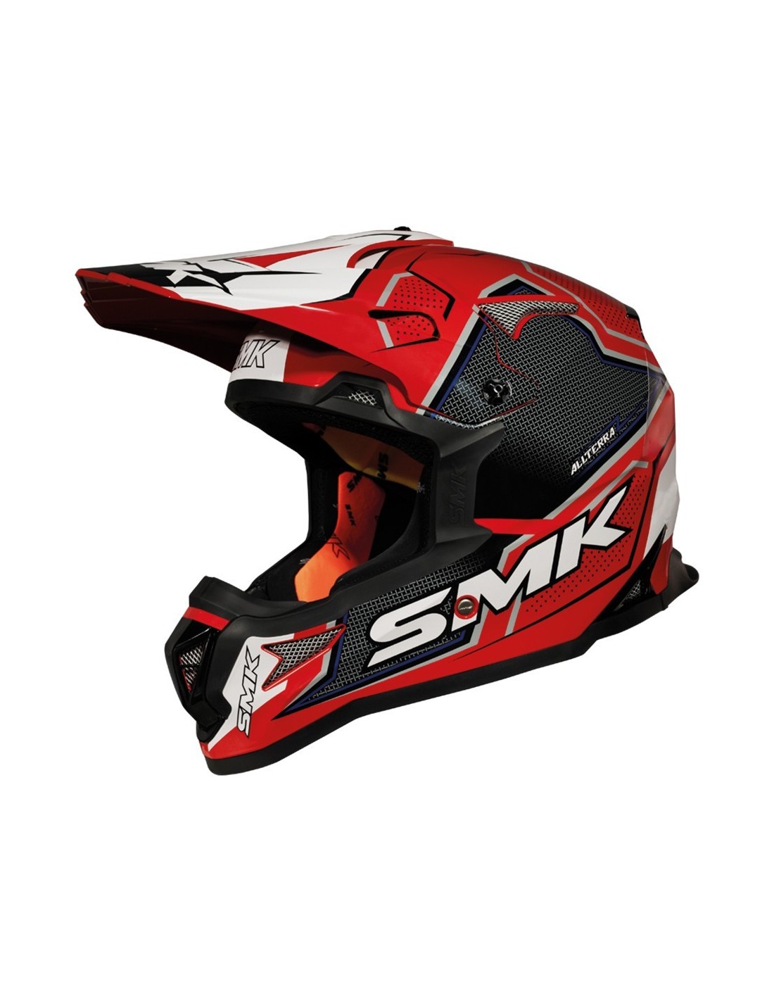 CASCO SMK ALLTERRA MAVERIX DECORADO BRILLO