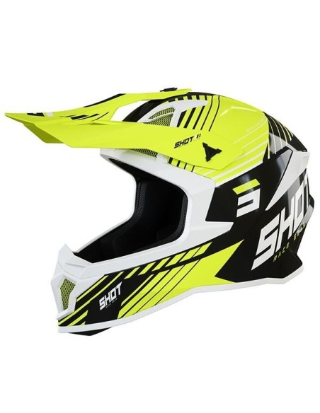 CASCO SHOT LITE FURI NEGRO AMARILLO