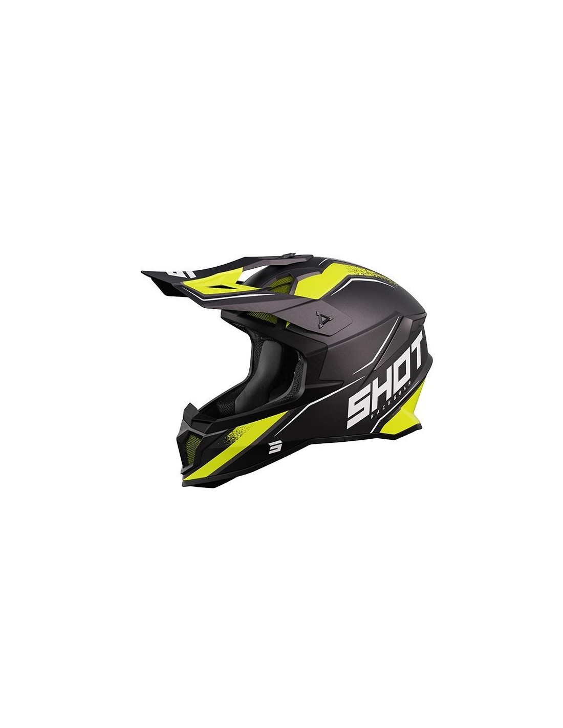 CASCO SHOT LITE FURI NEON NEGRO