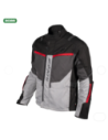 CAZADORA SEVENTY TONALE NEGRO GRIS ROJO