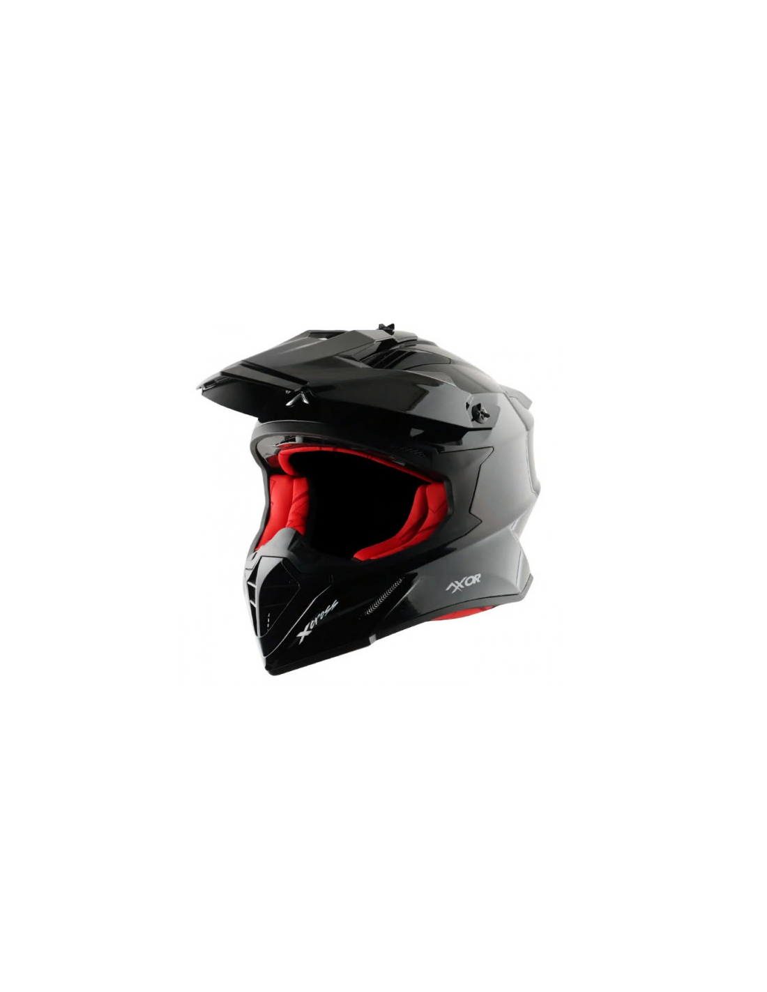 CASCO SHIRO X-CROSS NEGRO BRILLO
