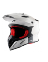 CASCO SHIRO X-CROSS BLANCO BRILLO