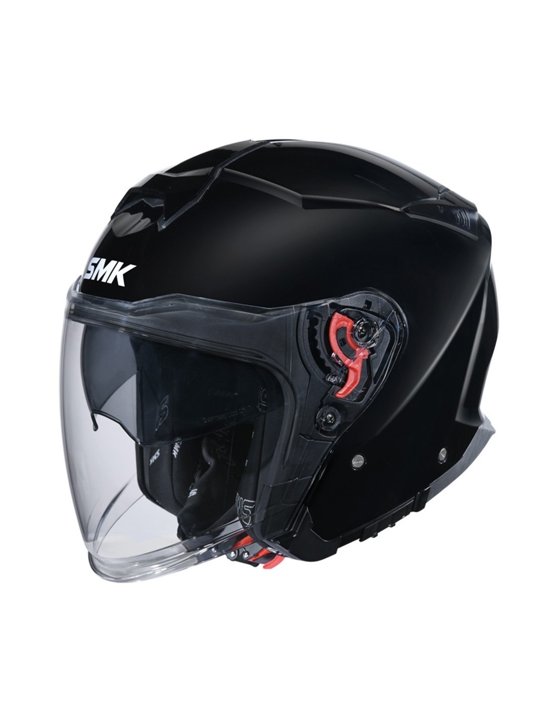 CASCO SMK GTJ NEGRO BRILLO