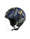 CASCO SMK LAMINAR AZUL BRILLO