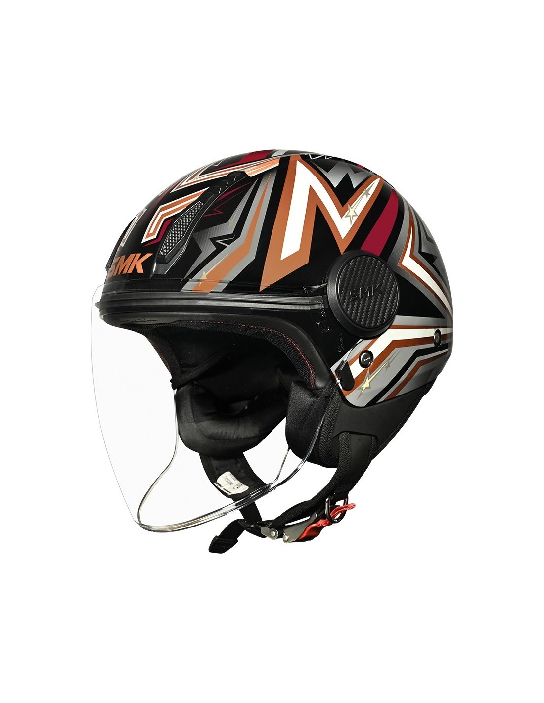 CASCO SMK LAMINAR BURDEOS BRILLO
