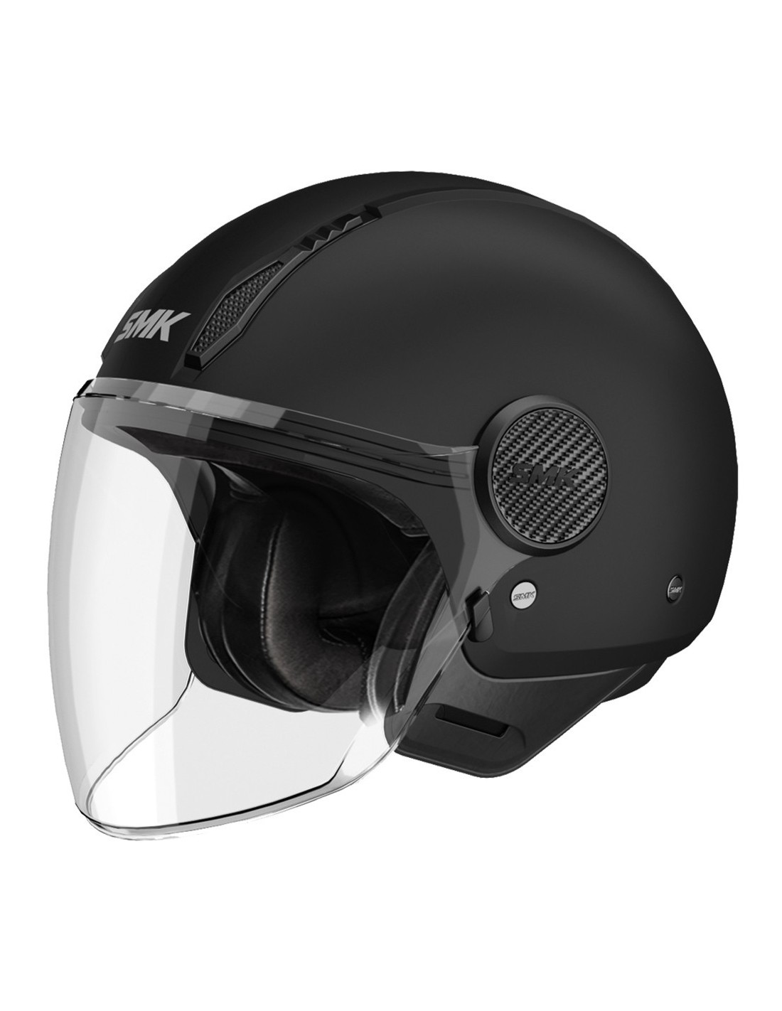 CASCO SMK LAMINAR NEGRO MATE