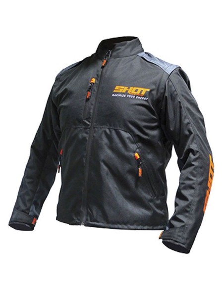 CHAQUETA DE ENDURO SHOT CONTACT ASSAULT - BLACK / ORANGE