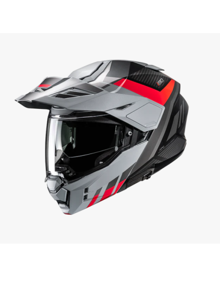 CASCO HJC i80 IMES GRIS ROJO NEGRO