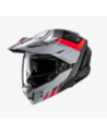 CASCO HJC i80 IMES GRIS ROJO NEGRO