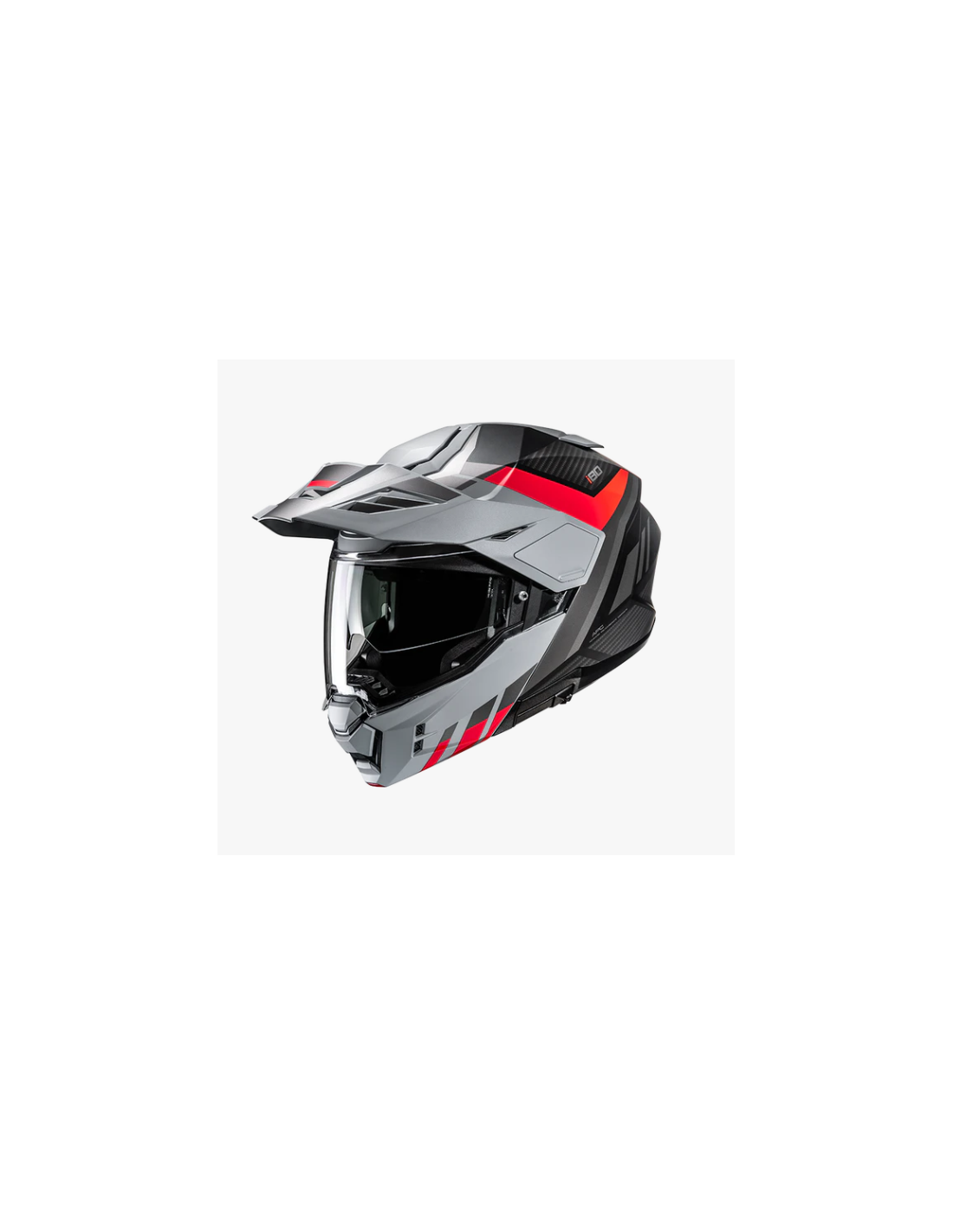 CASCO HJC i80 IMES GRIS ROJO NEGRO