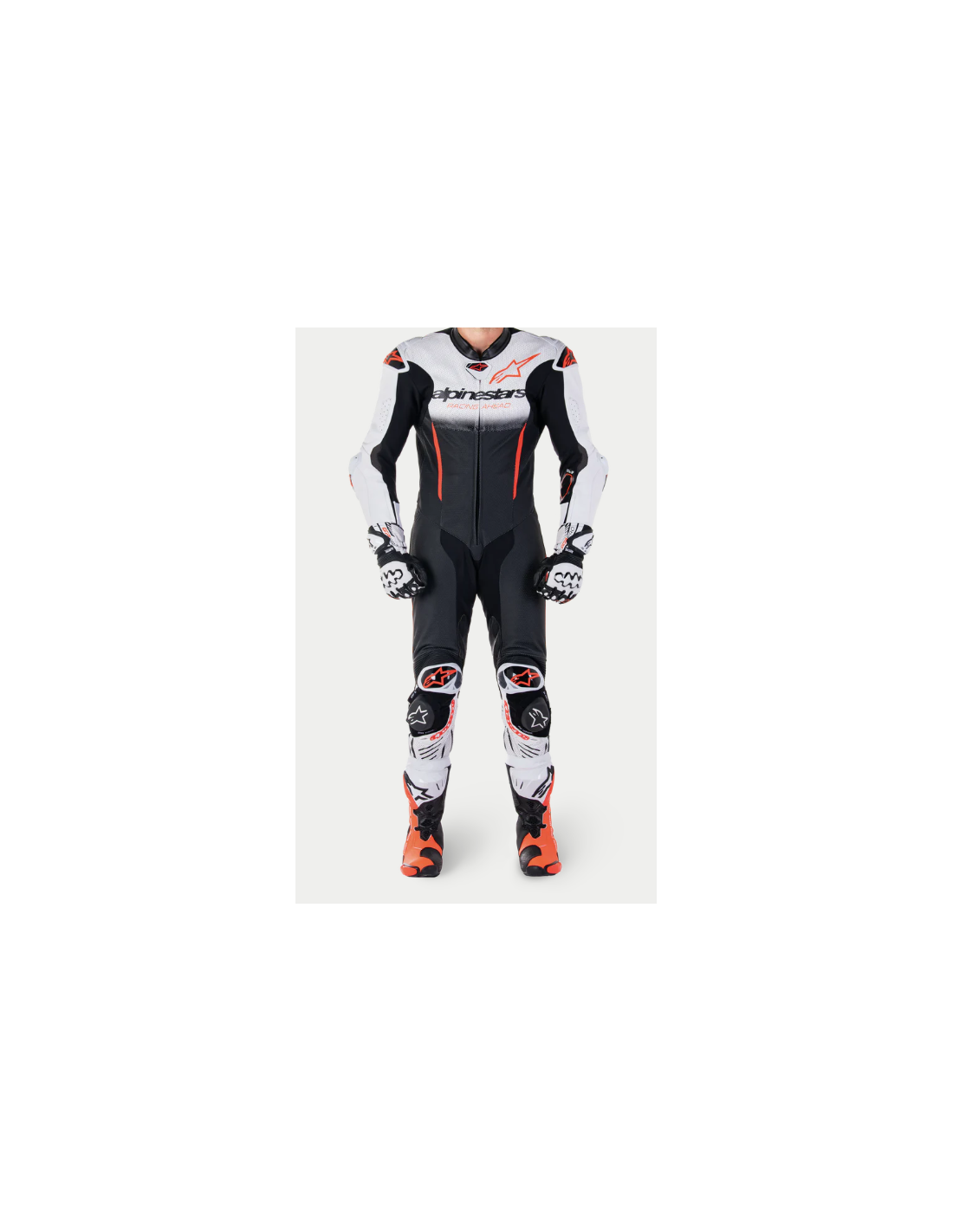 MONO ALPINESTARS  GP-7R BLANCO NEGRO  ROJO