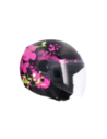CASCO SHIRO KIOTO FLOWER NEGRO