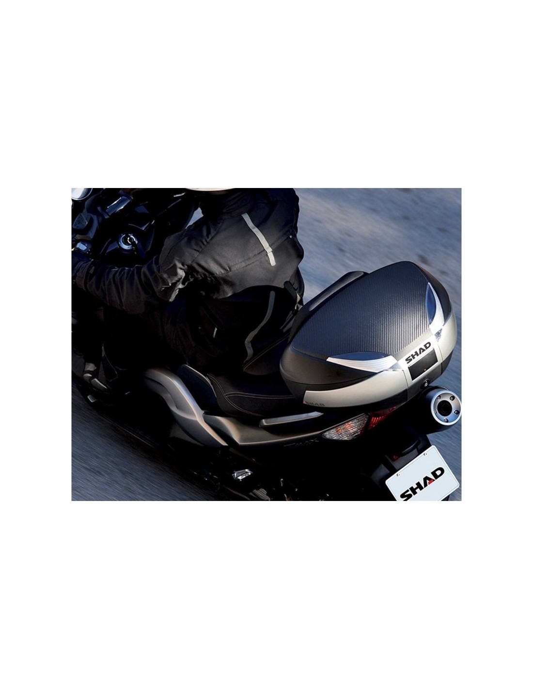MOTOEQUIPACION | BAUL SHAD SH48 NEW TITANIUM