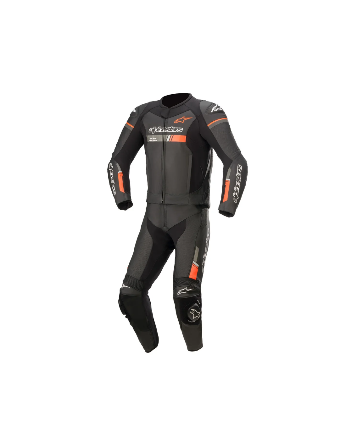 MONO ALPINESTARS GP FORCE V2 CHASER BLACK / RED FLUO